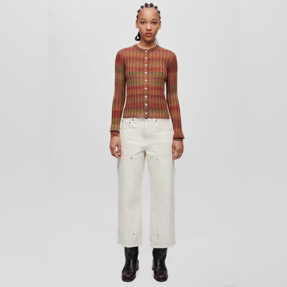 RE/DONE The Shortie Jeans - Vintage White size 25